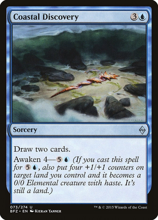 Image for Coastal Discovery (73) (Battle for Zendikar) - Magic: The Gathering