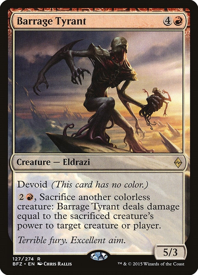 Barrage Tyrant (127) (Battle for Zendikar)