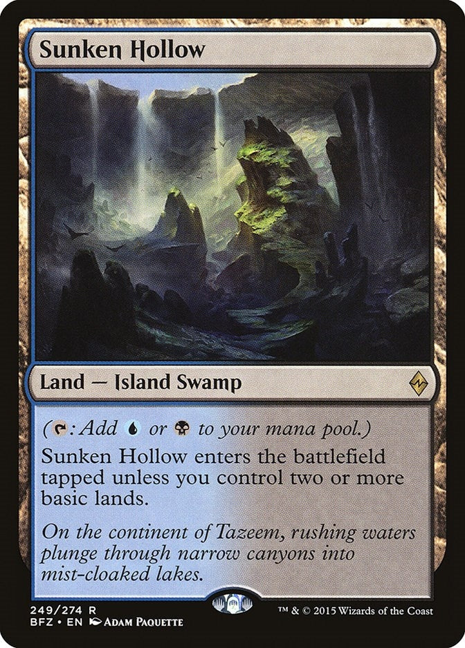 Sunken Hollow (249) (Battle for Zendikar)