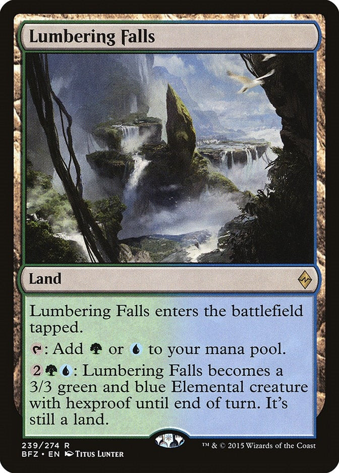 Lumbering Falls (239) (Battle for Zendikar)