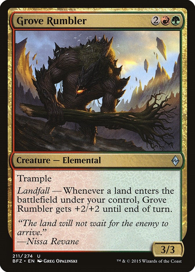 Grove Rumbler (211) (Battle for Zendikar)