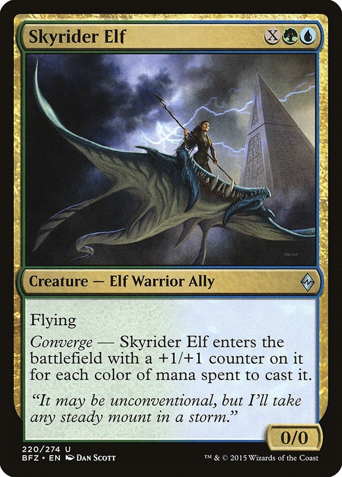 Image for Skyrider Elf (220) (Battle for Zendikar) - Magic: The Gathering