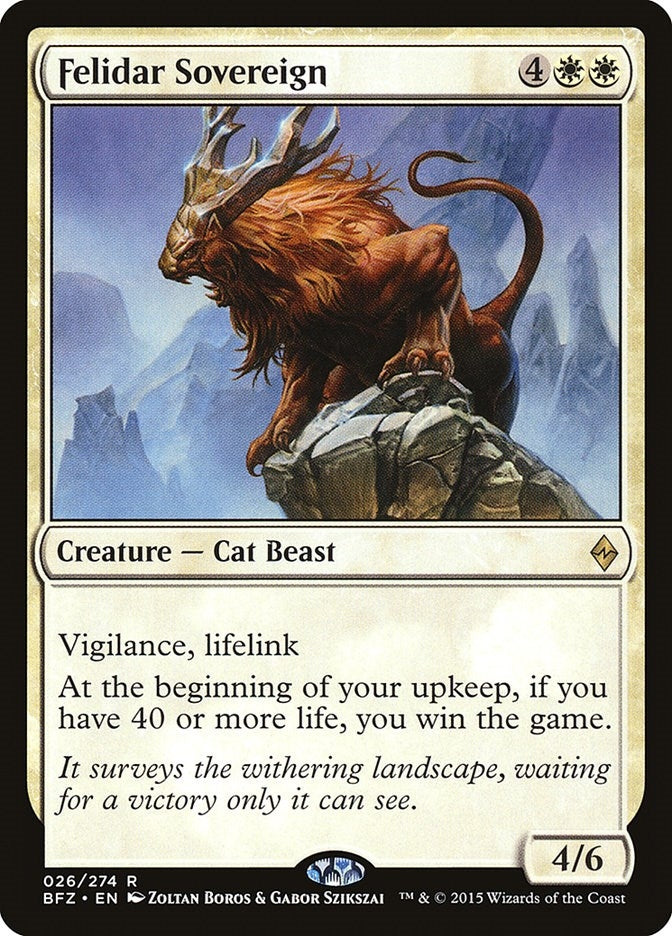 Felidar Sovereign (26) (Battle for Zendikar)