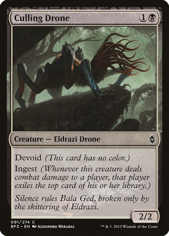 Image for Culling Drone (91) (Battle for Zendikar) - Magic: The Gathering