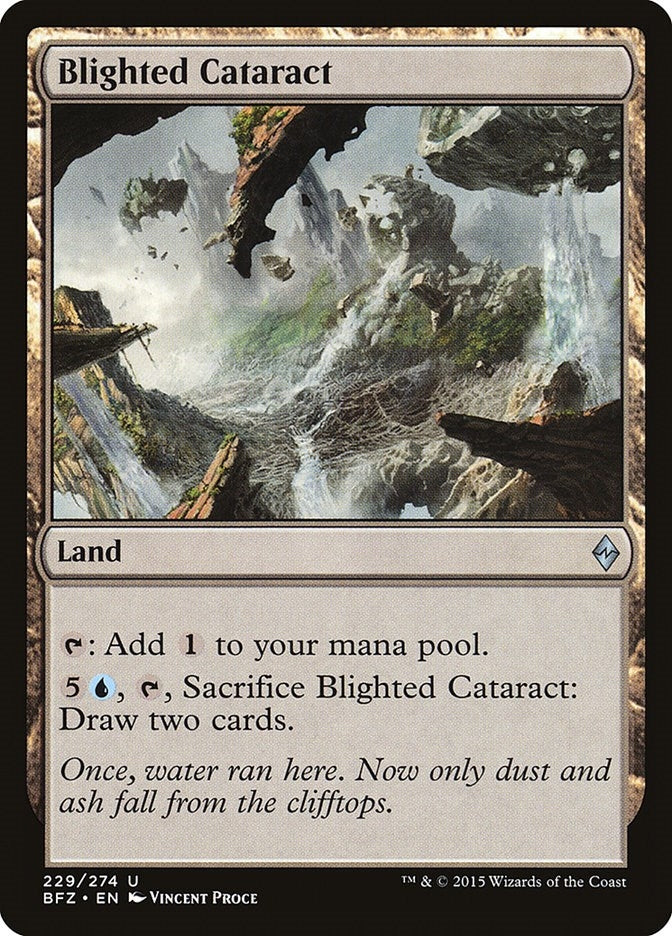 Blighted Cataract (229) (Battle for Zendikar)