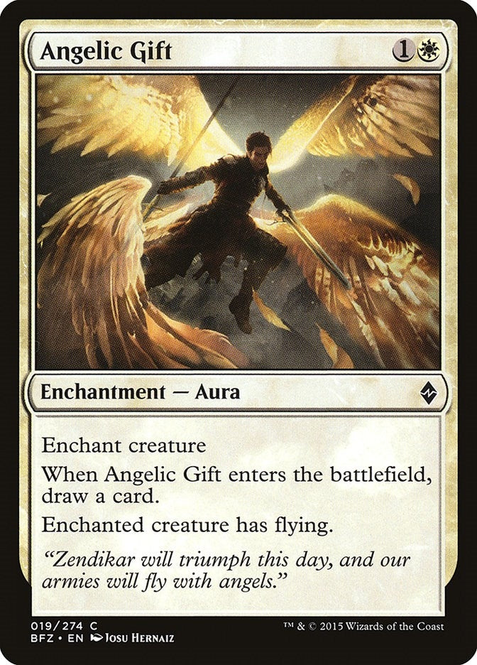 Angelic Gift (19) (Battle for Zendikar)