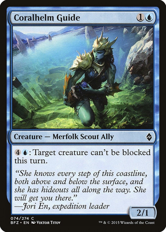 Image for Coralhelm Guide (74) (Battle for Zendikar) - Magic: The Gathering