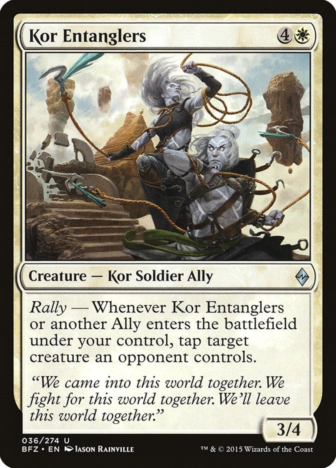 Image for Kor Entanglers (36) (Battle for Zendikar) - Magic: The Gathering