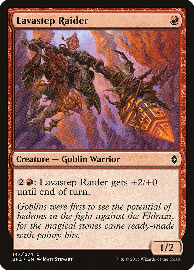 Image for Lavastep Raider (147) (Battle for Zendikar) - Magic: The Gathering
