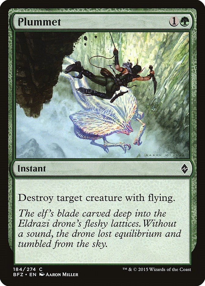 Image for Plummet (184) (Battle for Zendikar) - Magic: The Gathering