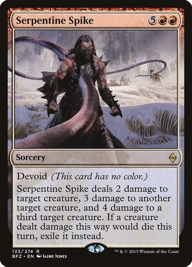 Serpentine Spike (133) (Battle for Zendikar)