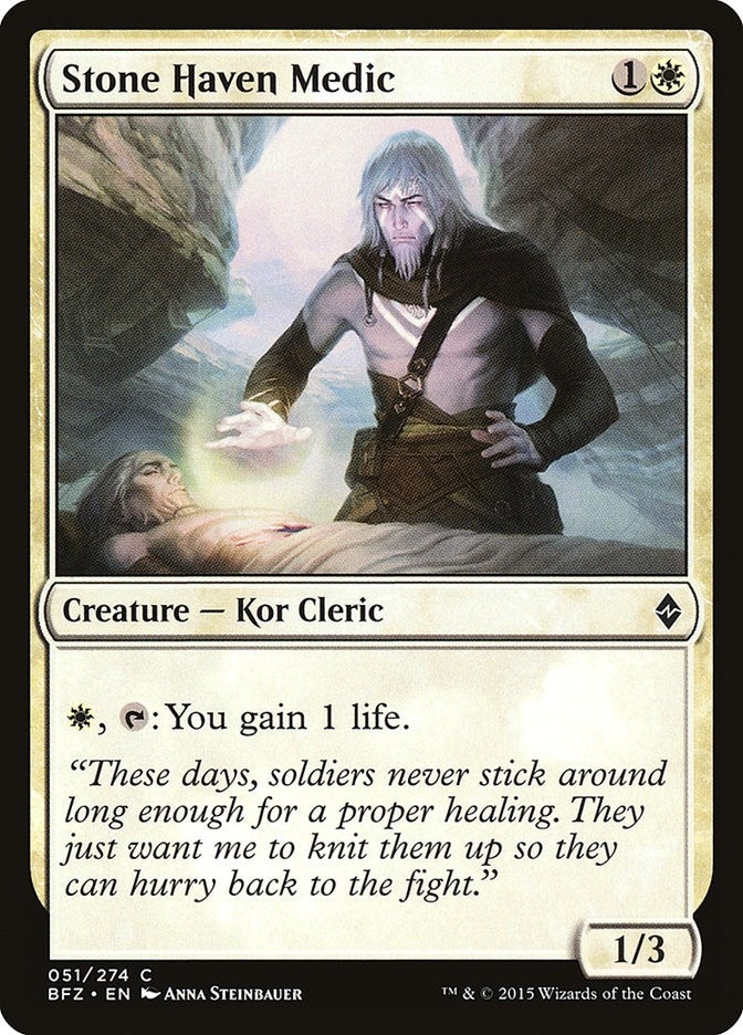 Stone Haven Medic (51) (Battle for Zendikar)