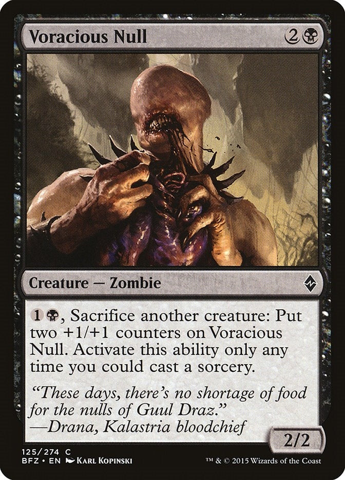 Voracious Null (125) (Battle for Zendikar)