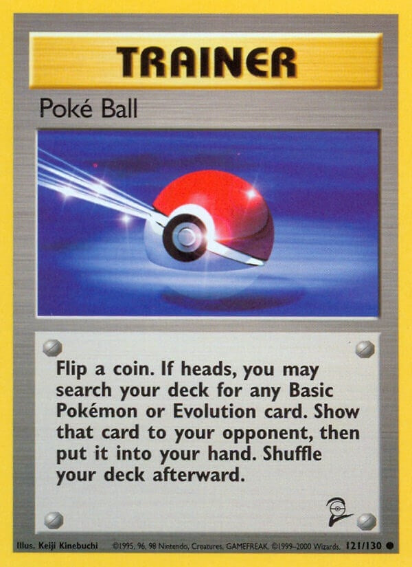 Image for Poke Ball (121/130) (Base Set 2) - Pokemon