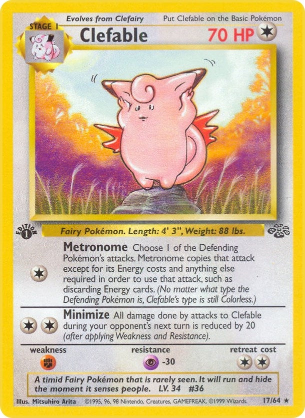 Image for Clefable (17) (17/64) (Jungle) - Pokemon