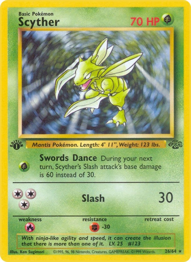 Image for Scyther (26) (26/64) (Jungle) - Pokemon