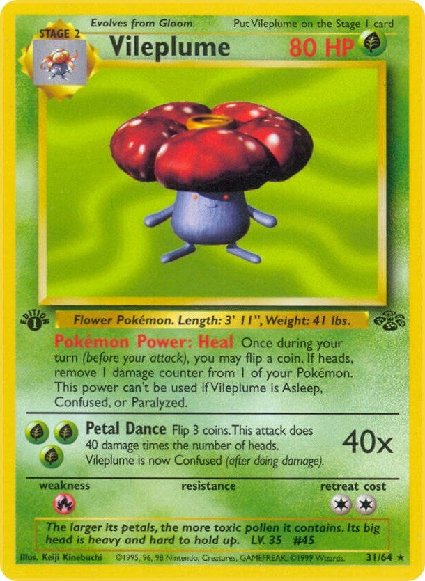 Image for Vileplume (31) (31/64) (Jungle) - Pokemon