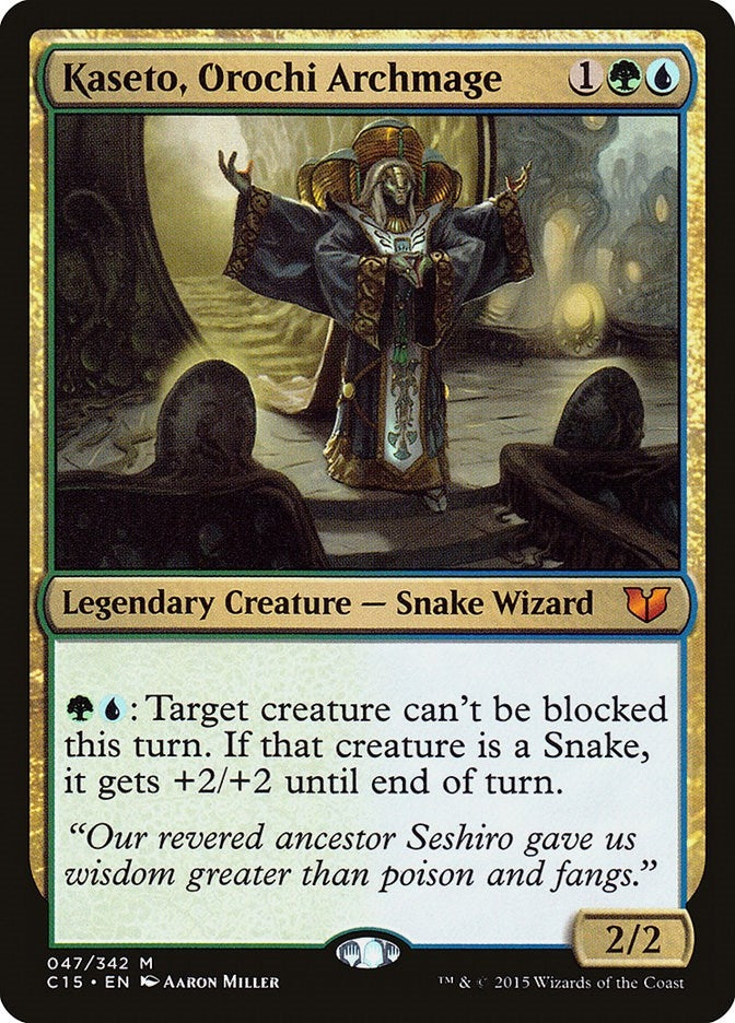 Kaseto, Orochi Archmage (47) (Commander 2015)