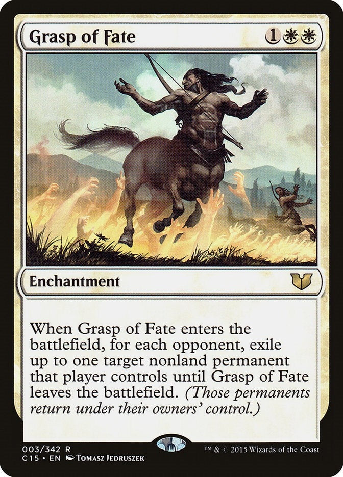 Image for Grasp of Fate (3) (Commander 2015) - Magic: The Gathering