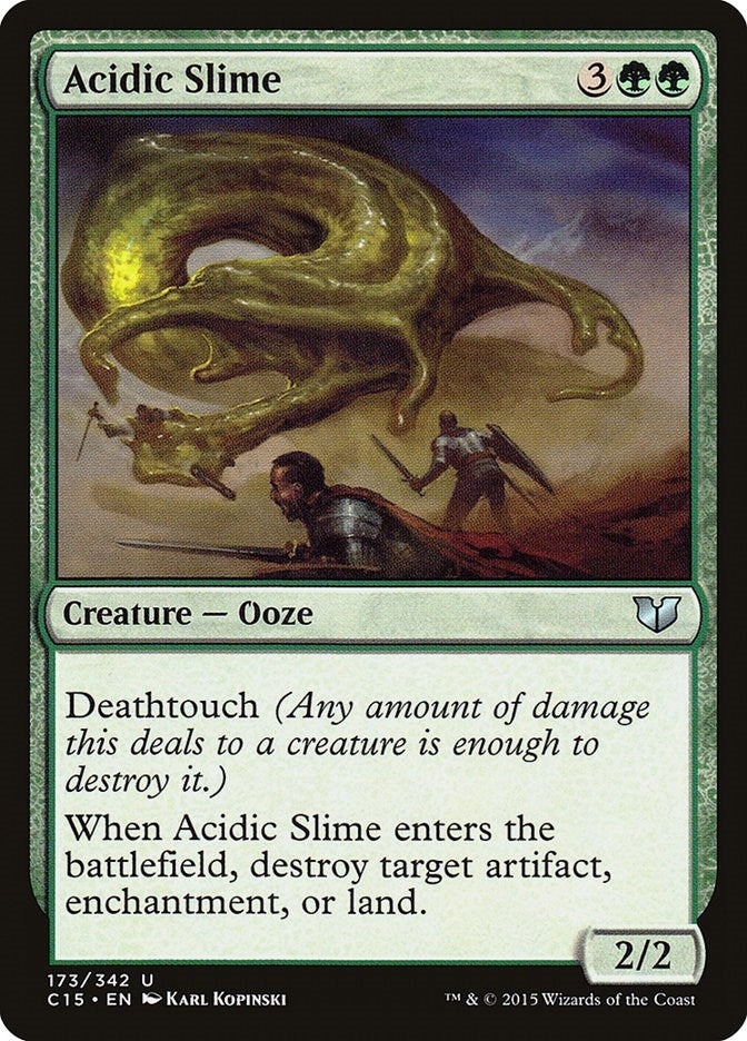 Acidic Slime (173) (Commander 2015)