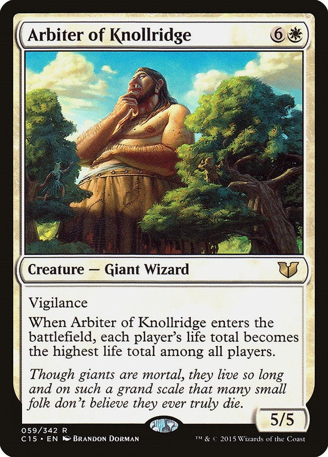 Arbiter of Knollridge (59) (Commander 2015)