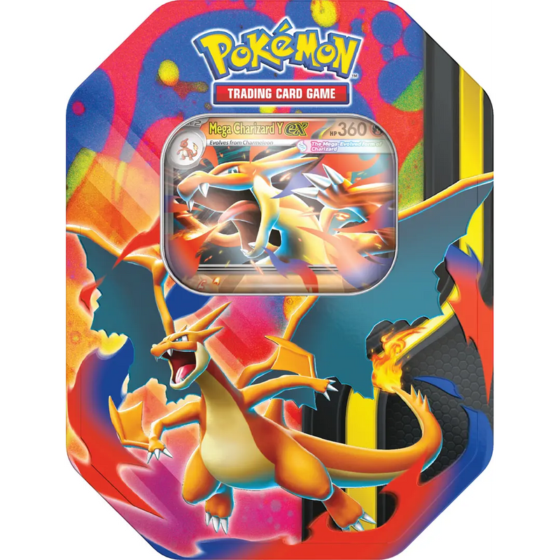 Pokemon Mega Charizard Y ex Tin