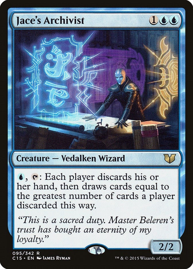 Jace's Archivist (95) (Commander 2015)