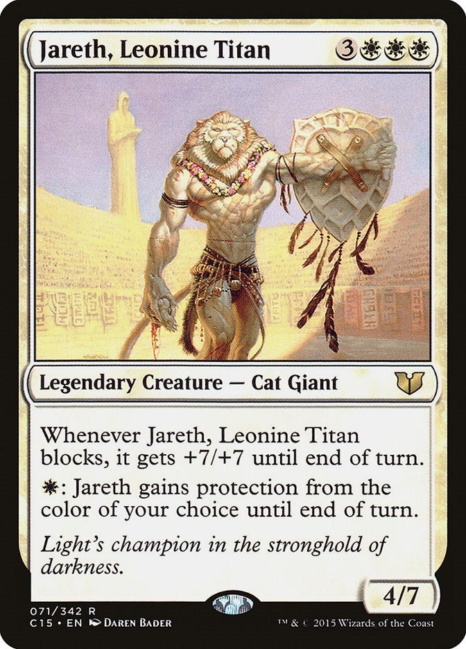 Jareth, Leonine Titan (71) (Commander 2015)
