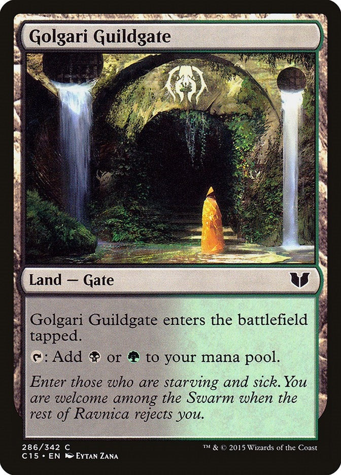 Golgari Guildgate (286) (Commander 2015)