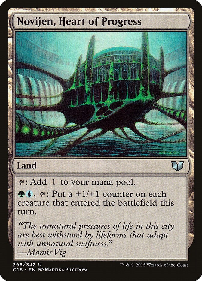 Novijen, Heart of Progress (296) (Commander 2015)