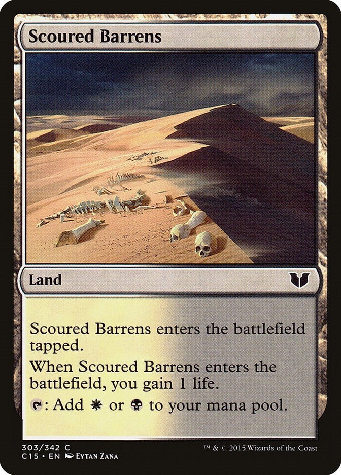 Scoured Barrens (303) (Commander 2015)