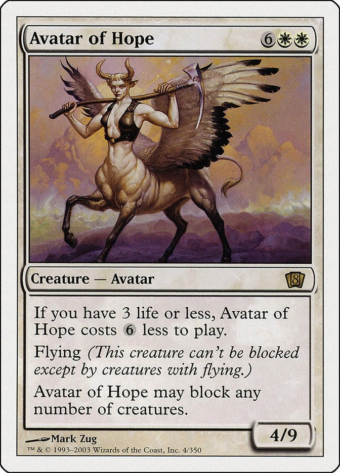 Avatar of Hope (4) (8th Edition)