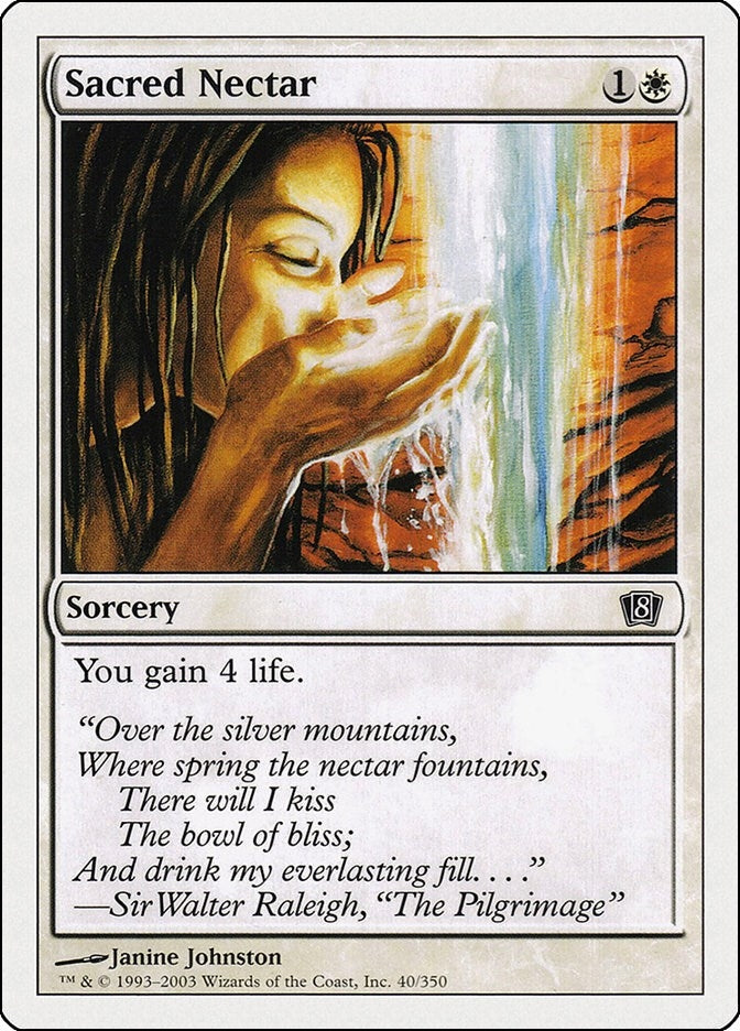 Sacred Nectar (40) (8th Edition)