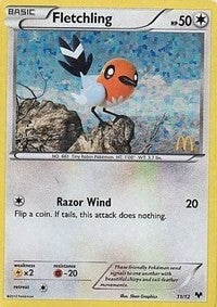 Image for Fletchling (011/012) (McDonald's Promos 2014) - Pokemon