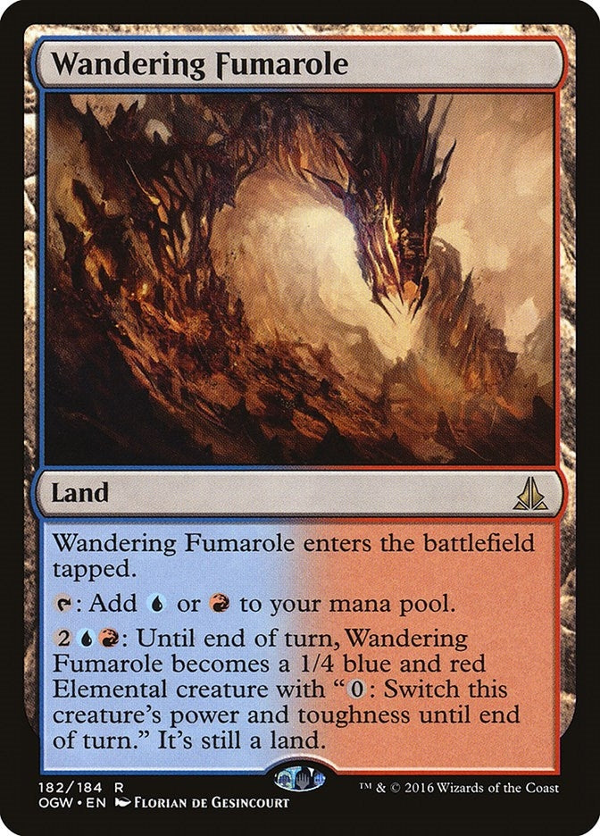 Image for Wandering Fumarole (182) - Magic: The Gathering