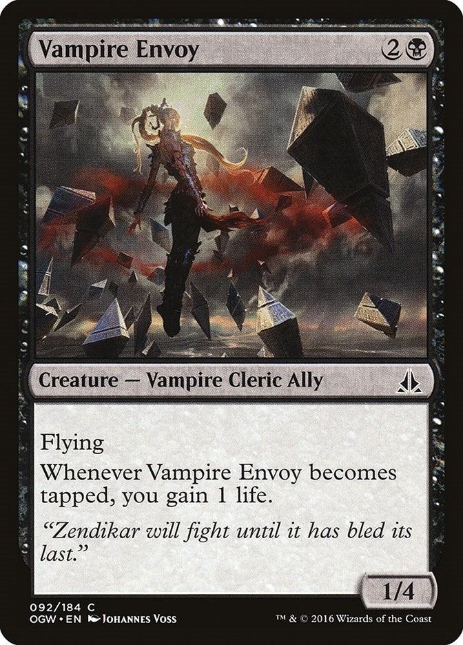 Image for Vampire Envoy (92) - Magic: The Gathering