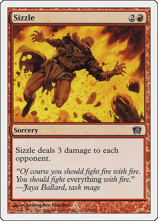 Sizzle (224) (8th Edition)
