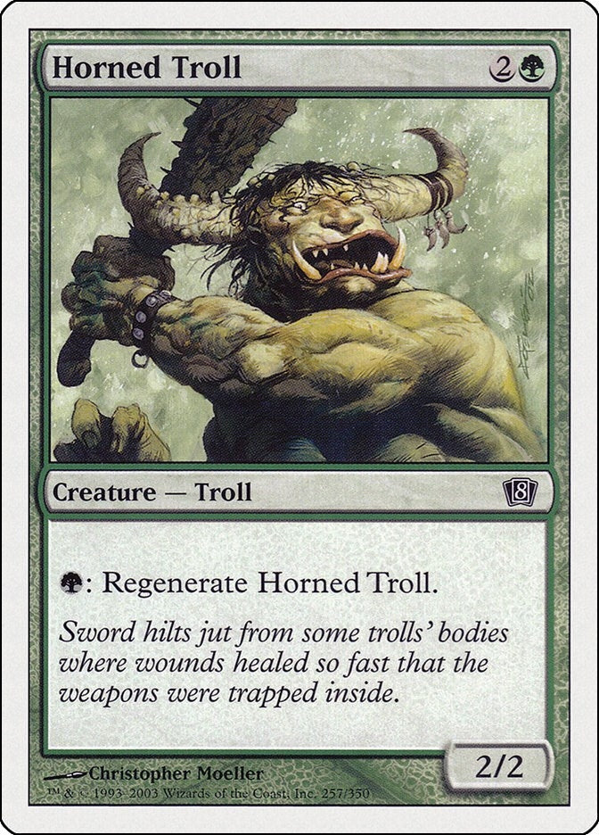 Horned Troll (257) (8th Edition)