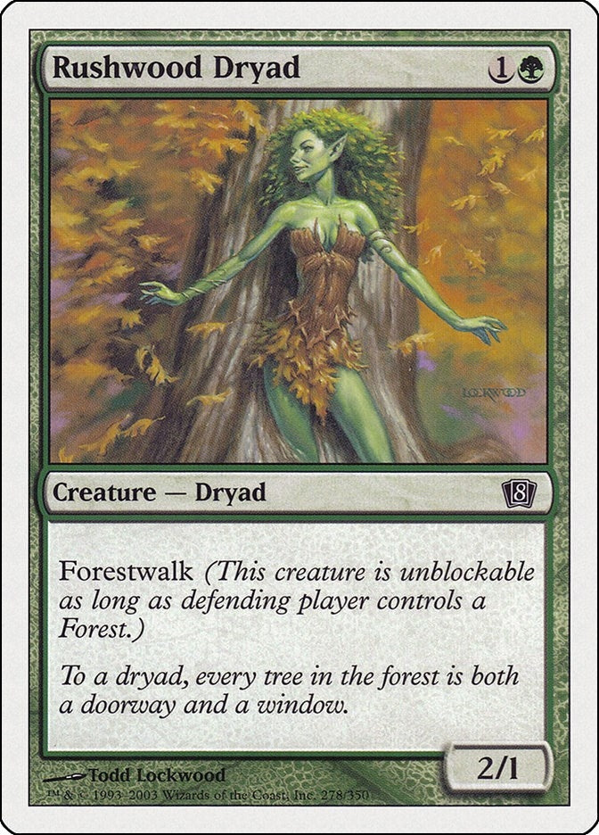 Rushwood Dryad (278) (8th Edition)