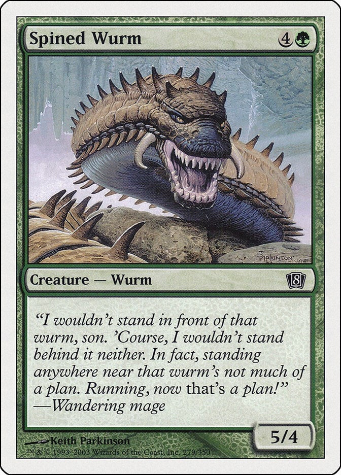 Spined Wurm (279) (8th Edition)
