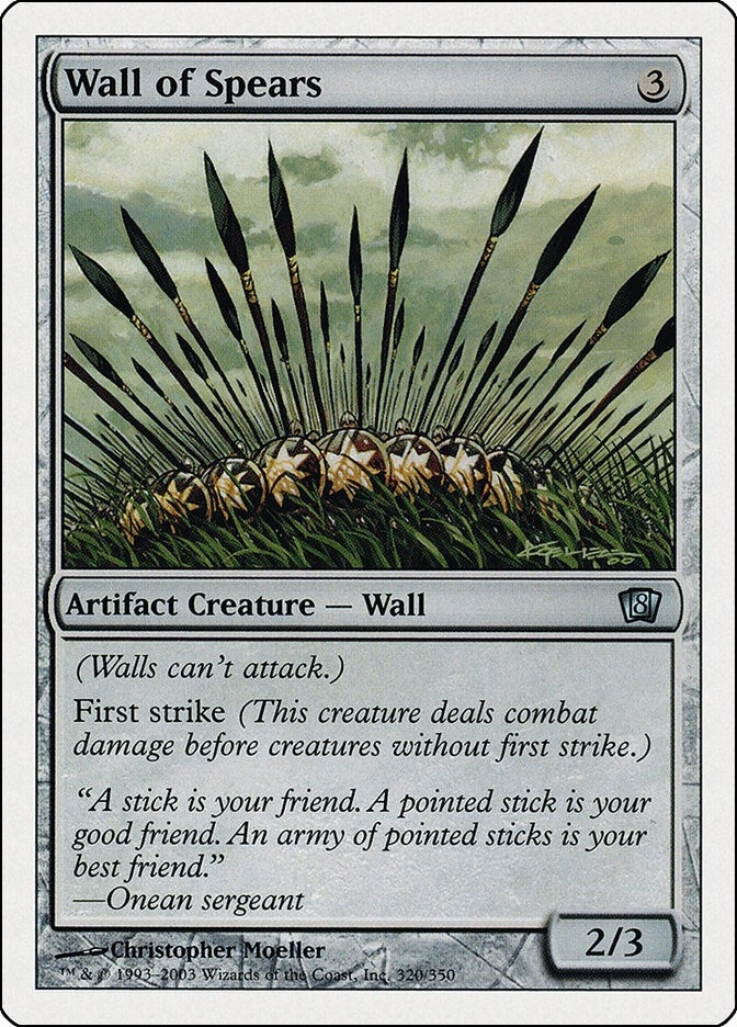 Wall of Spears (320) (8th Edition)
