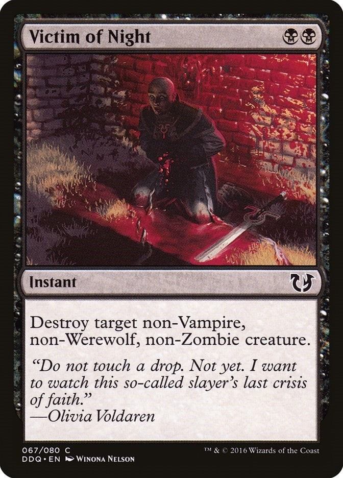 Image for Victim of Night (67) - Magic: The Gathering