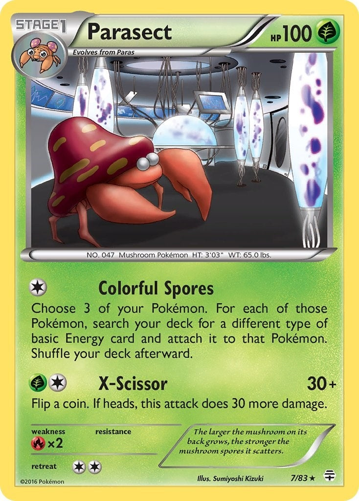 Image for Parasect (7/83) (Generations) - Pokemon