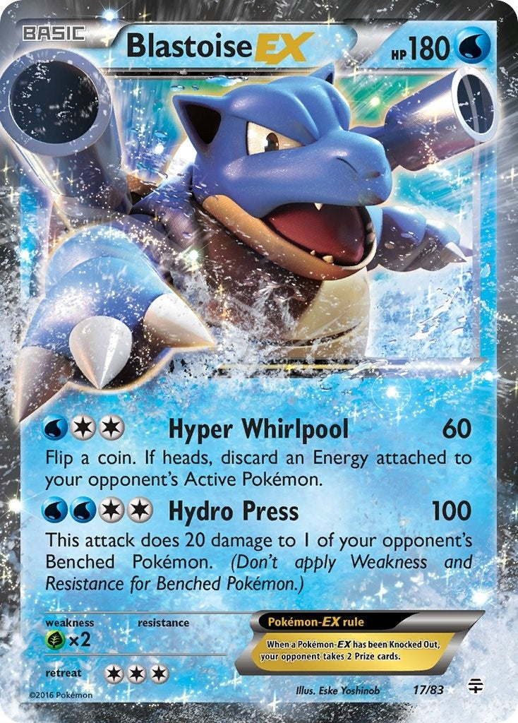 Image for Blastoise EX (17/83) (Generations) - Pokemon