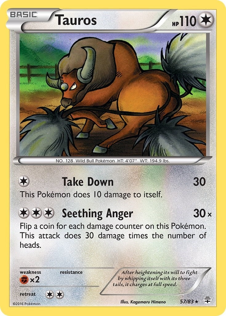 Image for Tauros (57/83) (Generations) - Pokemon