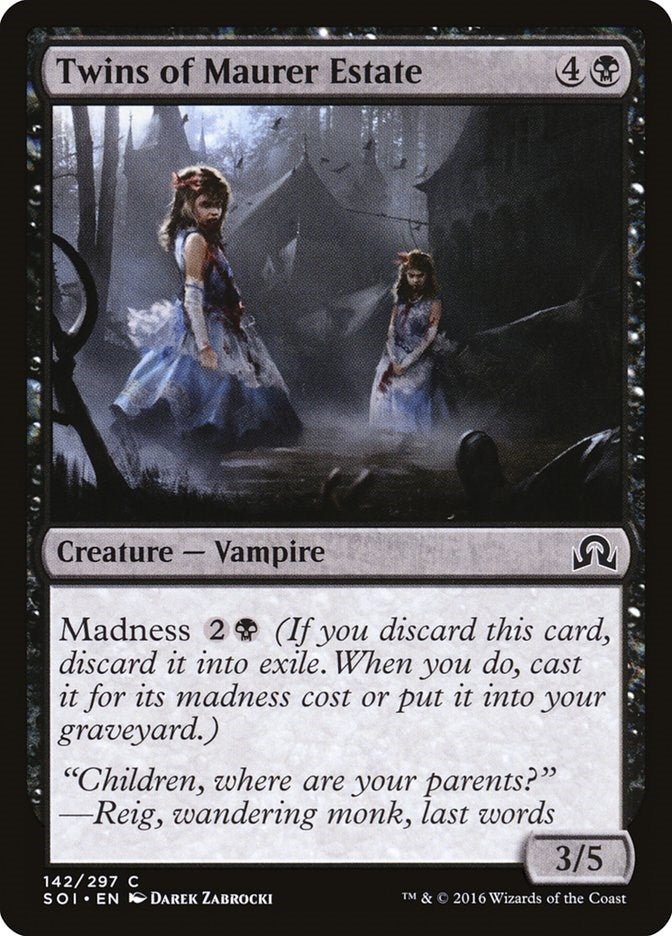 Image for Twins of Maurer Estate (142) - Magic: The Gathering