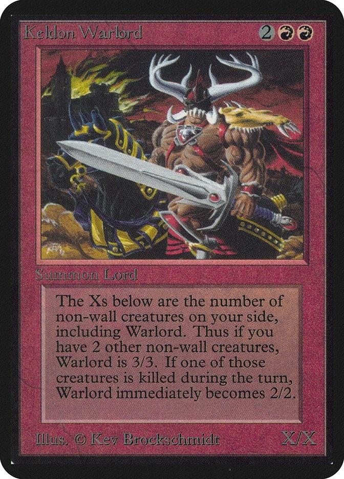 Keldon Warlord (Alpha Edition)