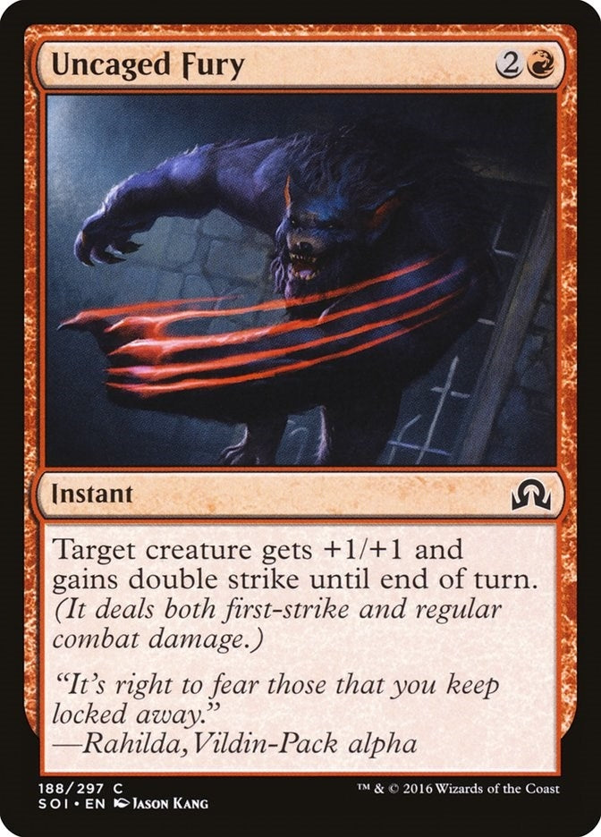 Image for Uncaged Fury (188) - Magic: The Gathering