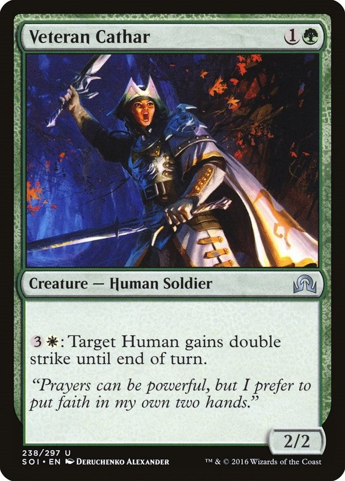 Image for Veteran Cathar (238) - Magic: The Gathering