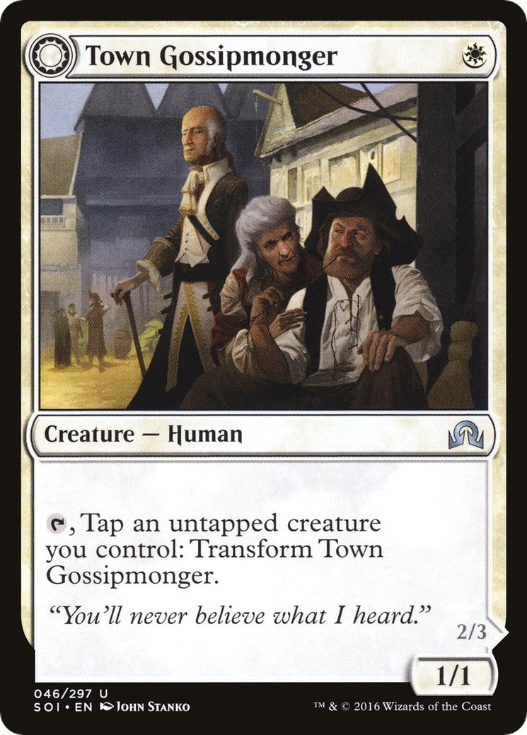 Image for Town Gossipmonger (46) - Magic: The Gathering